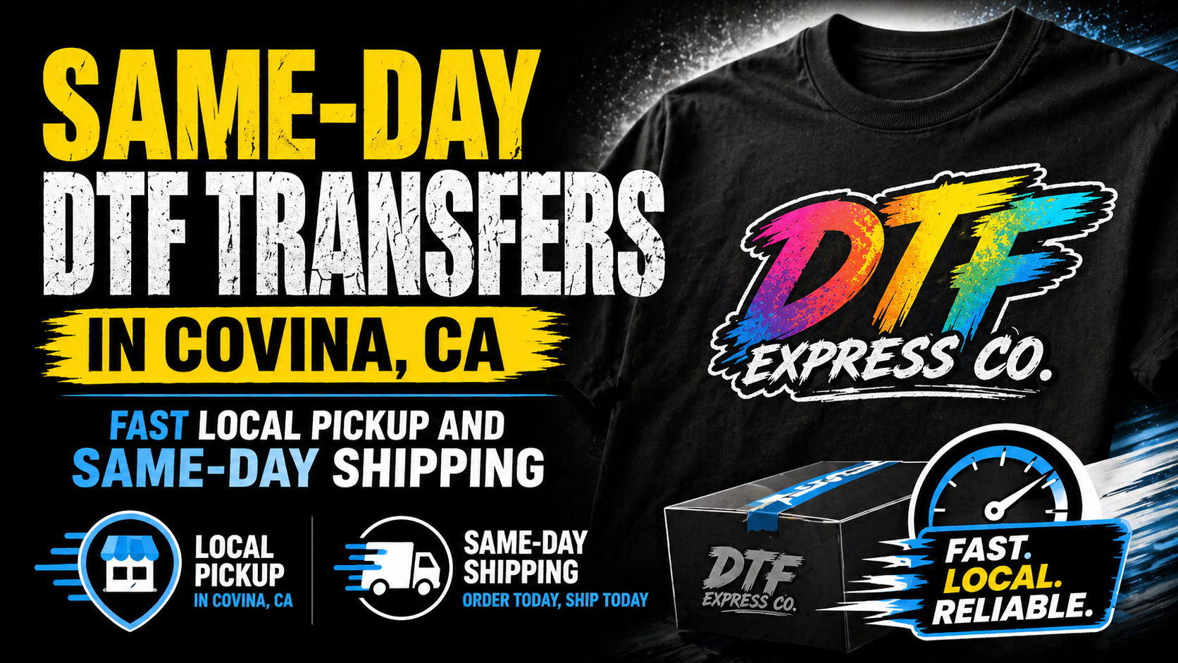 Same-Day DTF Transfers in Covina, CA: Fast Local Pickup and Same-Day Shipping