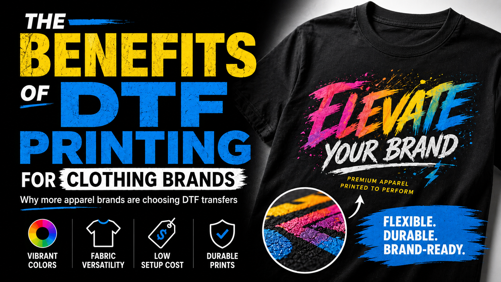 The Benefits of DTF Printing for Clothing Brands