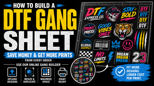 How to Build a DTF Gang Sheet: Save Money and Get More Prints From Every Order
