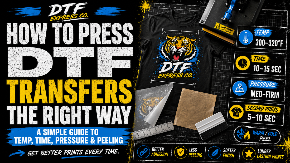 How to Press DTF Transfers: A Simple Step-by-Step Guide for Better Prints