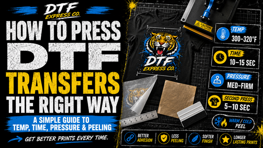 How to Press DTF Transfers: A Simple Step-by-Step Guide for Better Prints