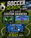 3x5 Custom Team Banner